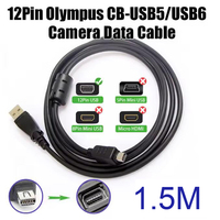 Cable DE DATOS USB Olympus de 12 pines Cable de transferencia de datos USB de 12 pines Cable de carga 2, 2, 2, 2, 1, 2, 2, 2, 2, 2