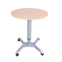 Mesa plegable de entrenamiento de reuniones con ruedas Blanco Novedad Metal hierro y aleación de aluminio gasdynamic Escritorio de pie