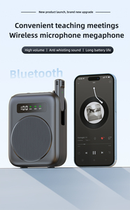 M10 Portable Sans Fil Microphone Haut-Parleur Amplificateur Enseignement <span class=keywords><strong>Tour</strong></span> Lecteur Haut-Parleur - Product Image 4