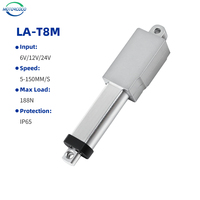 Actionneur linéaire micro-mini 6V 12V 24V à course de 10/17,5/21/25/30/50/75/100MM, actionneur électrique linéaire pas à pas 5V 30mm