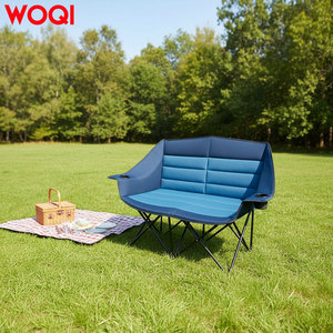 Silla de Camping Plegable Moderna WOQI con Doble Acolchado, Tela Oxford 600D, Sofá de Camping Extra Grande, Portátil, para Exteriores, Soporta <span class=keywords><strong>500</strong></span> Libras, para Playa - Product Image 6