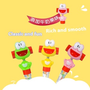 Xiaolefeng Little Yellow Duck Whistle Toy Small Animal Gummy Candy para niños para madre Baby Store Street Stall al por mayor - Product Image 4