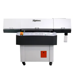 Mycolor Uv 9060 High-Speed Flatbed Uv Led Printer Met Drie I3200 Printkoppen Visuele Positionering