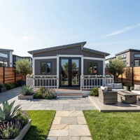 Casa Contenedor Prefabricada Expandible de Acero, Diseño Moderno Ecológico, Edificio Modular Portátil para Construcción de Hoteles y Villas