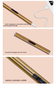 Briquet électronique rechargeable USB à impulsion Dericsson pour cuisinière à gaz et bougie parfumée de cuisine - Product Image 6