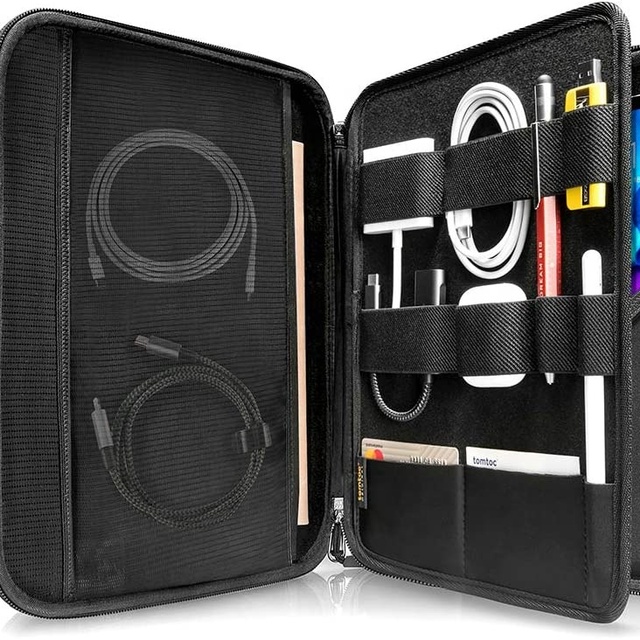 OEM / ODM Tablet Case for IPads Samsung Lenovo Universal Electronic Organizer Bag for Tablet Cable Power Bank Charger Case Only