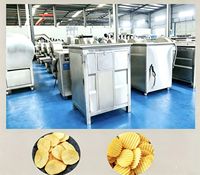 Industriële groenteverwerkingsmachines aardappelchipsnijmachine 380V