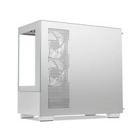 ABKO U40M White MicroATX Gaming Case Fan Pre-Installed Tempered Glass 3 ARGB Fans Type-C Dual USB 3.0 Ports Steel Material Audio
