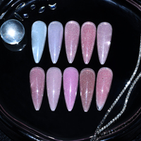 KNC personnalisable Style français 1kg UV Gel vernis à ongles extension brillant fort Disco Builder échantillon gratuit pour bricolage salon utilisation OEM 1KG