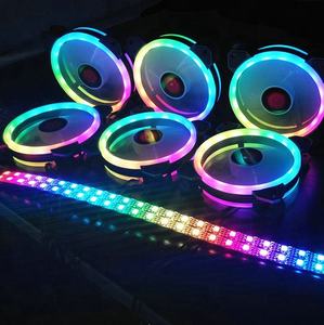 फैक्टरी थोक शीतलमून गेमिंग कंप्यूटर पीसी केस प्रशंसक 120 मिमी 6पिन rgb नियंत्रक के साथ सूट - Product Image 4