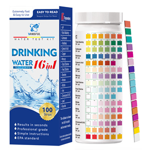 Fácil de usar água Testing Kits ,16 em 1 água potável <span class=keywords><strong>Tester</strong></span> tiras para aquário, piscina, spa, bem & Tap <span class=keywords><strong>Water</strong></span> Check - Product Image 1