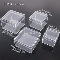 Boîtes cadeaux carrées transparentes WEISHENG, boîtes en plastique PS pour pâtisserie, mariage, bonbons, contenants pour gâteaux, emballage pour chocolats et truffes