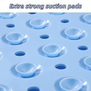 <strong>Curved</strong> Shower <strong>Mat</strong> Non-Slip Skin Friendly Corner Shower <strong>Mats</strong> Triangle <strong>Bath</strong> <strong>Mat</strong> with Suction Cups Made of TPE Material - Product Image 4
