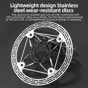 ROCKBROS ultailight 140/160毫米自行车盘式制动器转子不锈钢山地<span class=keywords><strong>MTB</strong></span>自行车盘式 - Product Image 2
