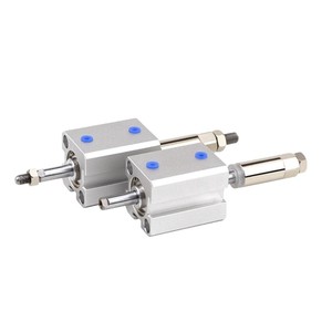 Cylindre à course réglable Sdaj12 25 20SB, corps en acier magnétique pneumatique, filetage M5, amortisseur élastique - Product Image 3