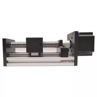 Table coulissante silencieuse Module en alliage d'aluminium Double voie haute température BGX80 Plate-forme de levage linéaire à vis à billes Raccords XYZ