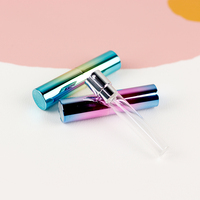 Offre Spéciale 5ml 8ml 10ml atomiseur personnalisé galvanisé vide voyage aluminium vaporisateur parfum Bott