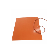 Plaque chauffante en caoutchouc silicone ZR 230V 300mmX300mm 350W pour imprimante 3D