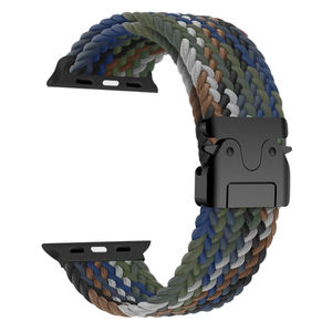 Bracelet de montre sport en nylon léger et doux pour la peau, matériau premium CM, pour <span class=keywords><strong>Apple</strong></span> <span class=keywords><strong>Watch</strong></span> 49 <span class=keywords><strong>mm</strong></span>, 46 <span class=keywords><strong>mm</strong></span>, 45 <span class=keywords><strong>mm</strong></span>, 44 <span class=keywords><strong>mm</strong></span>, 41 <span class=keywords><strong>mm</strong></span>, 40 <span class=keywords><strong>mm</strong></span> - Product Image 5