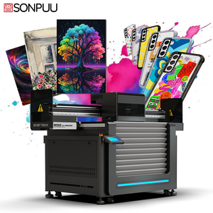 Sonpuu 9060 UV máy in ai thông minh xp600 trứng/Flex hỗ trợ lớn Acrylic/Kính dấu hiệu tấm độ chính xác cao tùy biến - Product Image 4