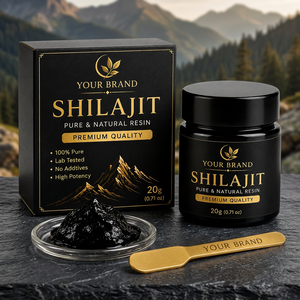 Resina de Shilajit del Himalaya Natural, Extracto Mineral Herbal Puro de Primera Calidad, Auténtico, Probado en Laboratorio, Resina de Shilajit del Himalaya 100% Pura - Product Image 1