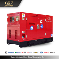 Groupe électrogène diesel silencieux 206 kVA 165 kW triphasé CA industriel avec ATS pour hôpital, télécommunications et usine (alimentation de secours)