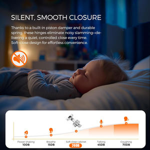 Gran oferta, <span class=keywords><strong>bisagra</strong></span> de muebles hidráulica de acero laminado en frío de <span class=keywords><strong>cierre</strong></span> <span class=keywords><strong>suave</strong></span> ajustable, <span class=keywords><strong>bisagra</strong></span> de armario de cocina, <span class=keywords><strong>cierre</strong></span> <span class=keywords><strong>suave</strong></span> de 35mm - Product Image 5