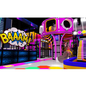 Aire de jeux intérieure personnalisée pour enfants, maison de jeu, espace de jeu souple pour enfants - Product Image 3