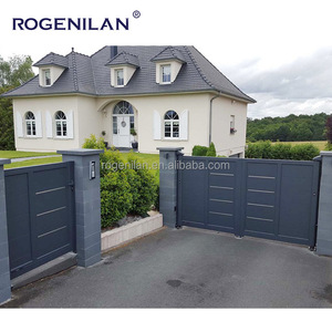 ROGENILAN Últimos Diseños de Portones Principales, Entrada Automática, Vallas de Aluminio, Puertas, Puerta Corredera Moderna para Casa, Puerta Exterior - Product Image 2