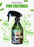 Nettoyant intérieur de voiture tout usage de vente chaude à l'intérieur du spray de lavage de voiture