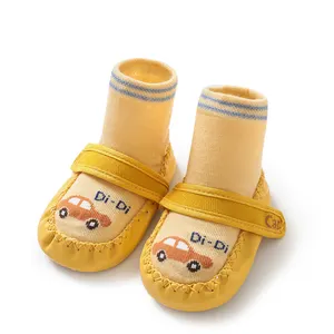 Tiktok mignon poupée chaussettes bébé garçon filles coton été respirant maille anti-dérapant chaussures enfant en bas âge chaussures