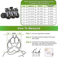 Bottes respirantes pour chien ZYZPET, chaussures rembourrées pour chien, protection des pattes, bottes en caoutchouc imperméables antidérapantes pour la marche en extérieur