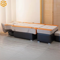 Canapé de massage électrique réglable moderne en métal avec lit intégré pour bain et sauna pour thérapie des pieds