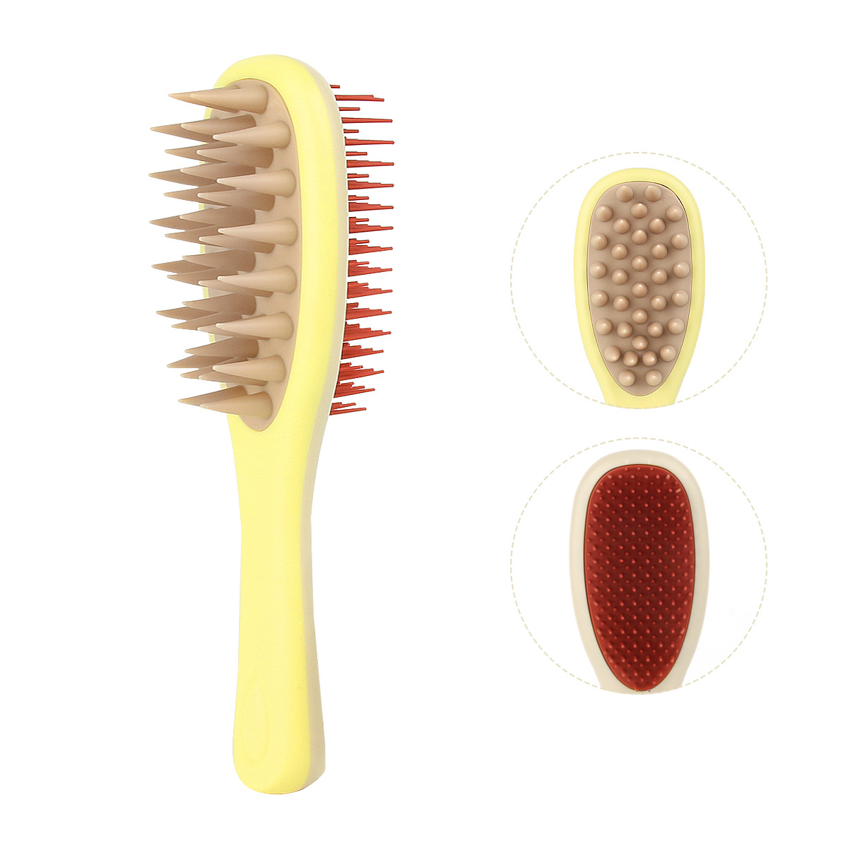 Yellow+beige handle coffee+red teeth