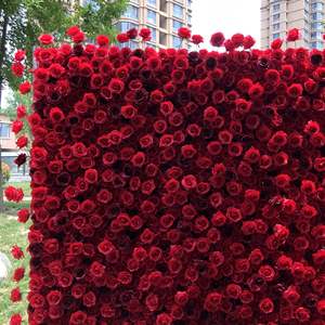 แผง8FT ติดผนังลายดอกไม้บล็อกทั้ง KEWEI-J601 * ผนังผนังผนังลายดอกไม้สีแดง8ft - Product Image 2