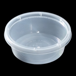 Contenedor Redondo Desechable de Plástico PP para Almacenamiento de Alimentos, Colores Personalizables, Disponible para Muestras de Alimentos, OEM/ODM - Product Image 1