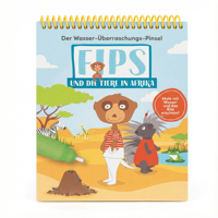 Livre de dessin à l'eau magique pour enfants personnalisé, sûr et respectueux de l'environnement, livre de dessin à l'eau réutilisable