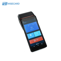 Wisecard T80 Écran tactile Terminal de point de vente Android Nouveau design 4G Paiement mobile Fonction d'imprimante NFC portable Connectivité Wi-Fi USB