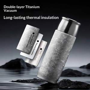 410ml Pure Titanium Insulated Mug Magnetic Lid, Bulk Business Gift Cup with Custom Logo Service - Product Image 1