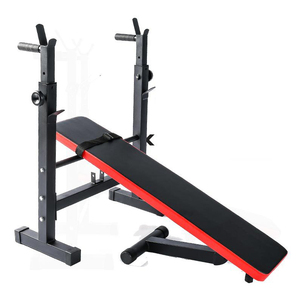 Haltère d'haltérophilie de gymnastique à domicile banc pliant multifonction presse lit d'haltères support d'haltères à squat - Product Image 3
