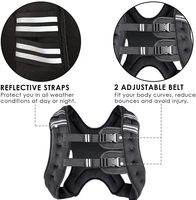 Gilet lesté ajustable avec logo personnalisé pour hommes et femmes, idéal pour la musculation, le CrossFit, la course à pied et l'entraînement intensif.