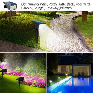 Éclairage Décoratif de Jardin, Projecteurs Solaires Extérieurs LED pour Allées, Cours et Jardins - Product Image 4