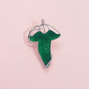 Fantasy Adventure Movies Green Leaf Elven Épingles en émail Films personnalisés Périphériques Souvenir Broche Revers Badge Bijoux Cadeau pour Fan - Product Image 4
