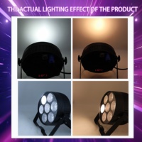 Lampu Panggung Panel Datar COB 7-Eye dengan Kontrol Suara untuk Pesta DJ Peralatan Pencahayaan Profesional