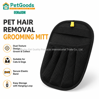 Guante electrostático de cinco dedos para eliminar pelo de mascotas, reutilizable, ecológico, de poliéster, para gatos, perros, sofá, coche, aseo.