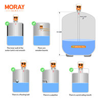 Moray ME203R produk terbaru, sensor Level cairan Anti gangguan aplikasi WiFi untuk tangki kotoran minyak air