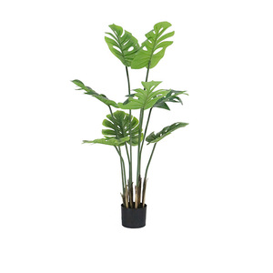 Planta Artificial Monstera Dream Castle de 120cm, 150cm, 180cm, 210cm, Decoración de Interior en Maceta de Plástico - Product Image 2