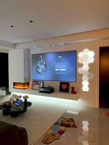 Bán buôn gỗ rắn Treo Tường TV đứng trang trại phong cách lò sưởi lưu trữ Tủ nóng bán hợp thời trang TV đơn vị cho phòng khách - Product Image 3