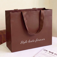 Luxuriöse Geschenktüten mit Eigenem Logo-Design Hochwertige Recycelbare Karton-Geschenktaschen mit Griffen Wiederverwendbare Papiertüten für Geschenke und Täglichen Einkauf