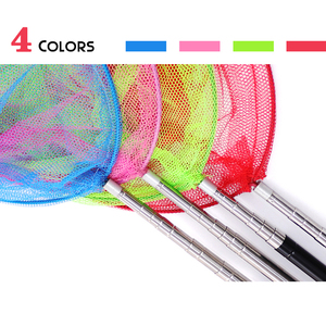 Varilla telescópica de acero inoxidable, agarre antideslizante, red de pesca al aire libre para atrapar insectos, modelo de marca UPSILON de 445-1160mm - Product Image 4